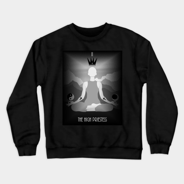 The High Priestess Crewneck Sweatshirt by AYar